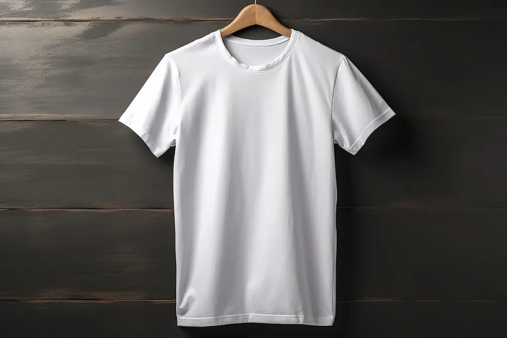 Man White Tshirt