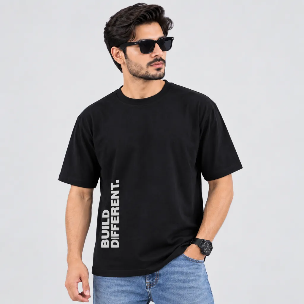 Build Different Oversized T-Shirt Cotton (S)